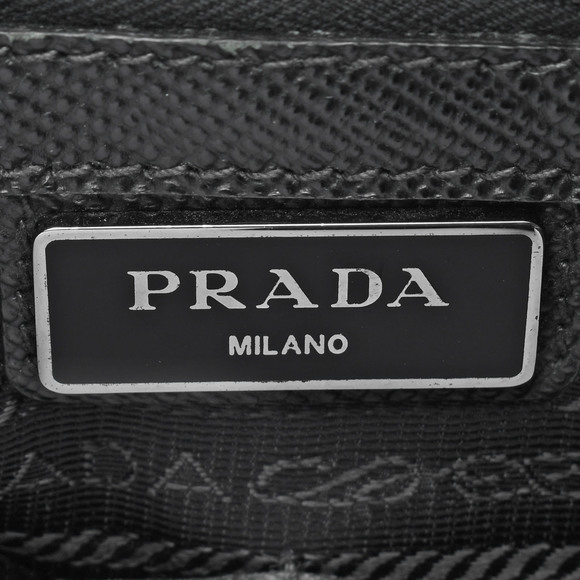 Prada Black Hardware Saffiano Shoulder Bag - Picture 8 of 8